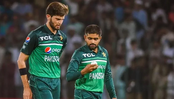 Shaheen Afridi reacts after being removed as Pakistan's T20 captain